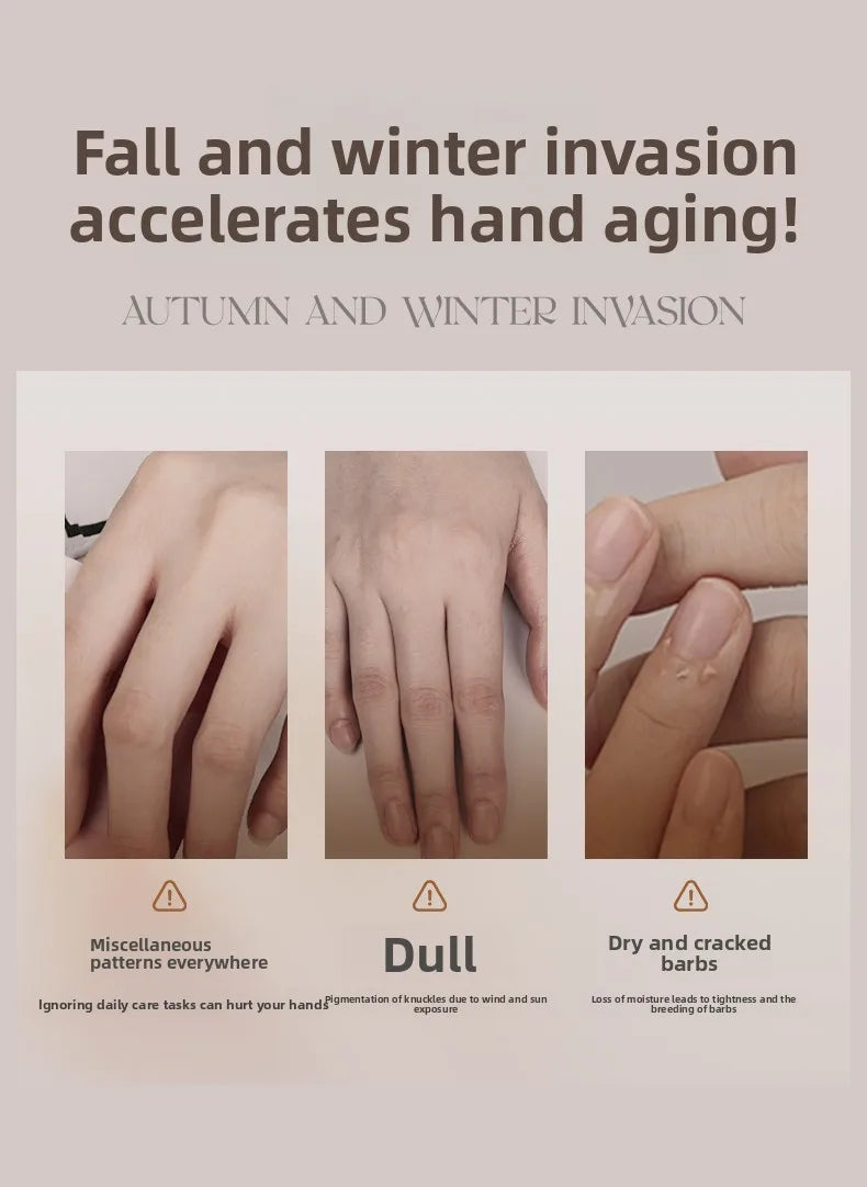 RUYI Scented Hand Cream Anti-Wrinkle Portable Moisturizing Hydrating Whitening Anti-Cracking Hand Cream for Soft Smooth Skin - Veluxx