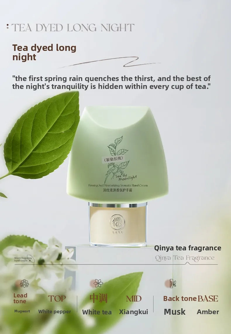RUYI Scented Hand Cream Anti-Wrinkle Portable Moisturizing Hydrating Whitening Anti-Cracking Hand Cream for Soft Smooth Skin - Veluxx